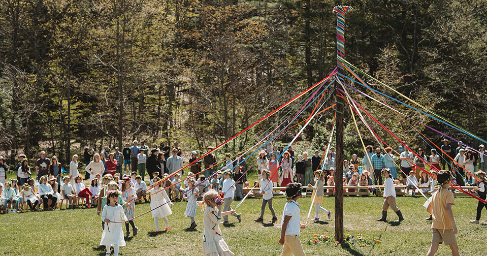 HVS traditional may day dancing